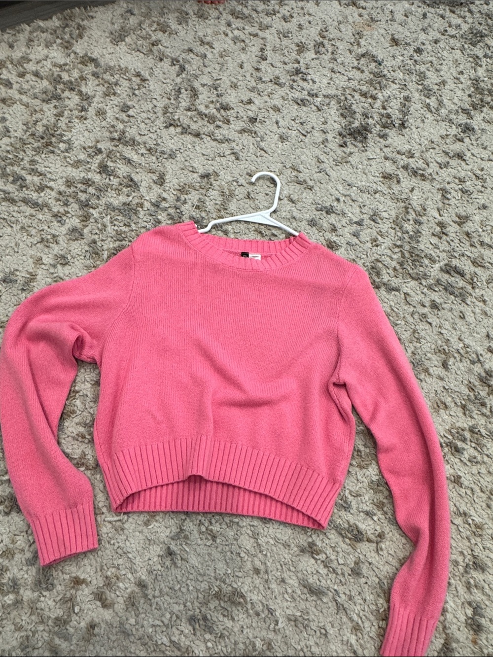 H&M Coral Pink Crewneck Sweater